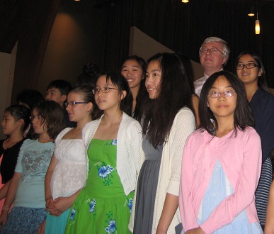 Piano students of Debut Piano Studio